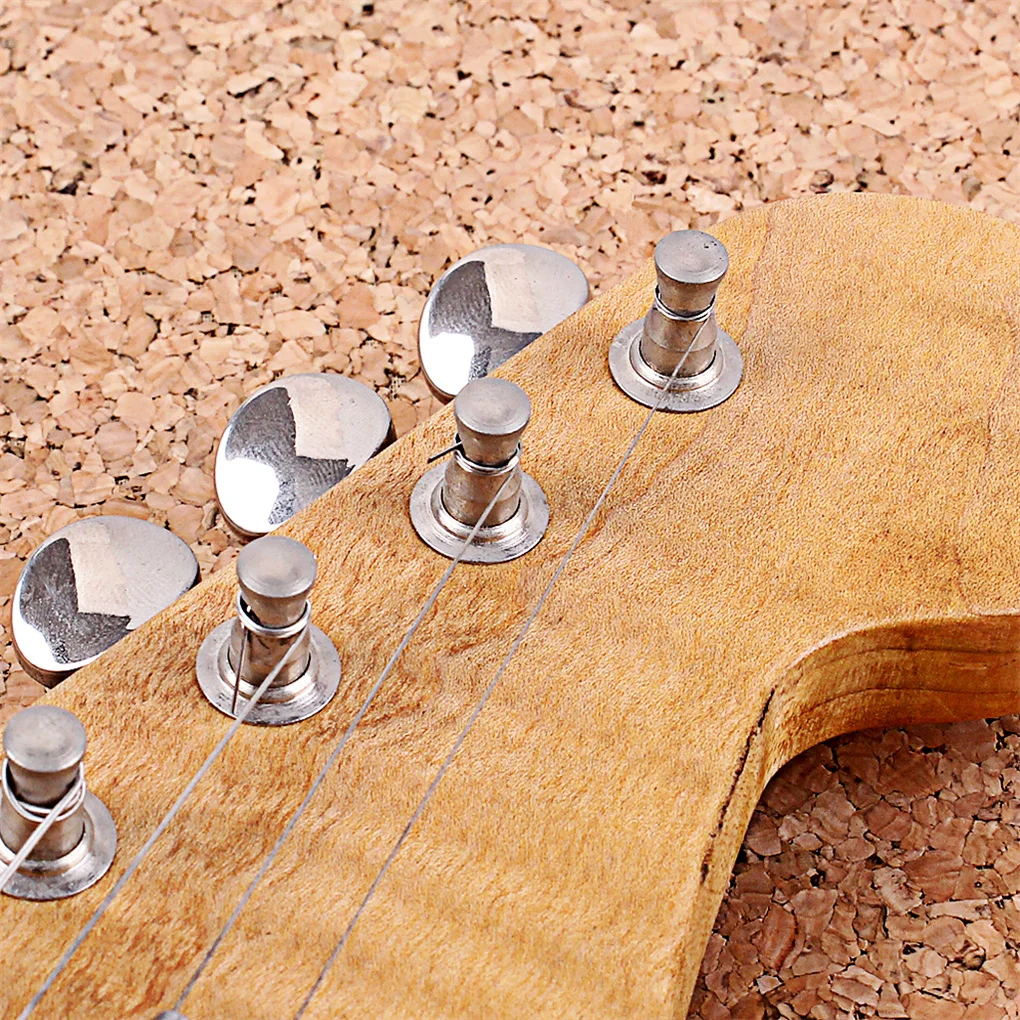 

6 Pieces 3R Guitar String Tuning Peg Waterproof Rustproof Tuner Machine Heads High Gloss Sealed Knobs Locking String Set
