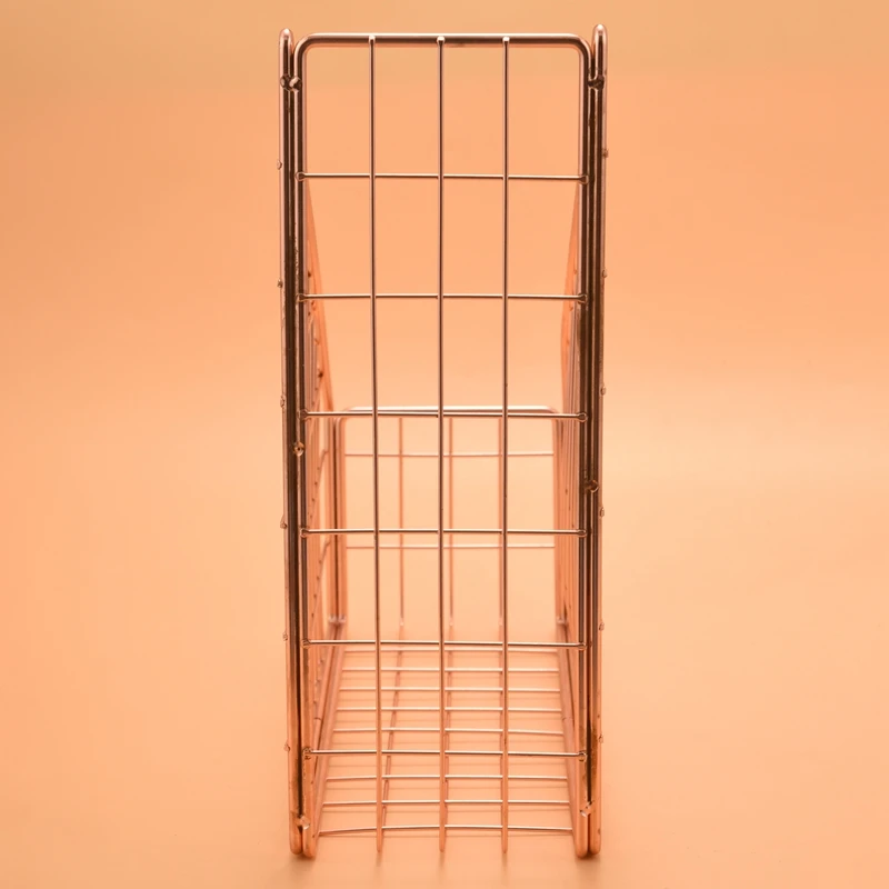 Металлический держатель для книг с гальваническим покрытием Настольная полка