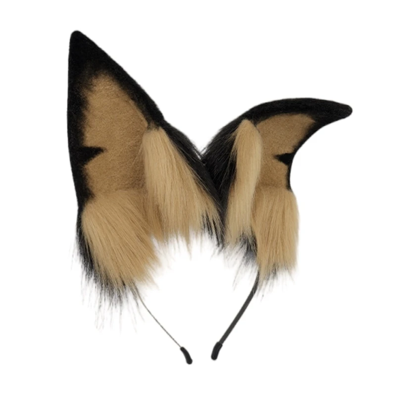 95AB ручная работа повязка на голову с ушками щенка аксессуары для косплея девочек