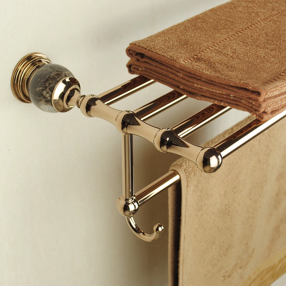 Медовая комната 3 розовое золото вешалка для банных полотенец медная хранения в