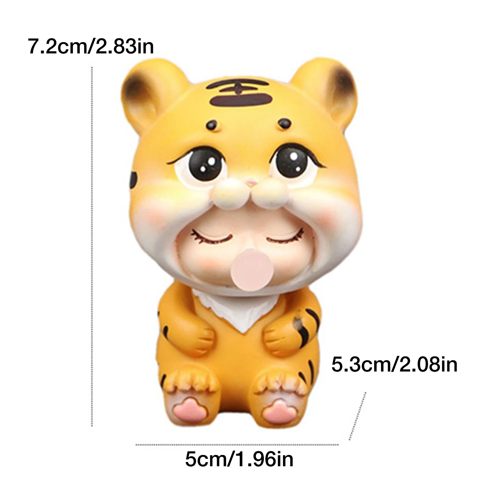 2022 Bobbleheads Тигр Bobble Head фигурки хорошего богатства Декор Автомобиль Bobblehead