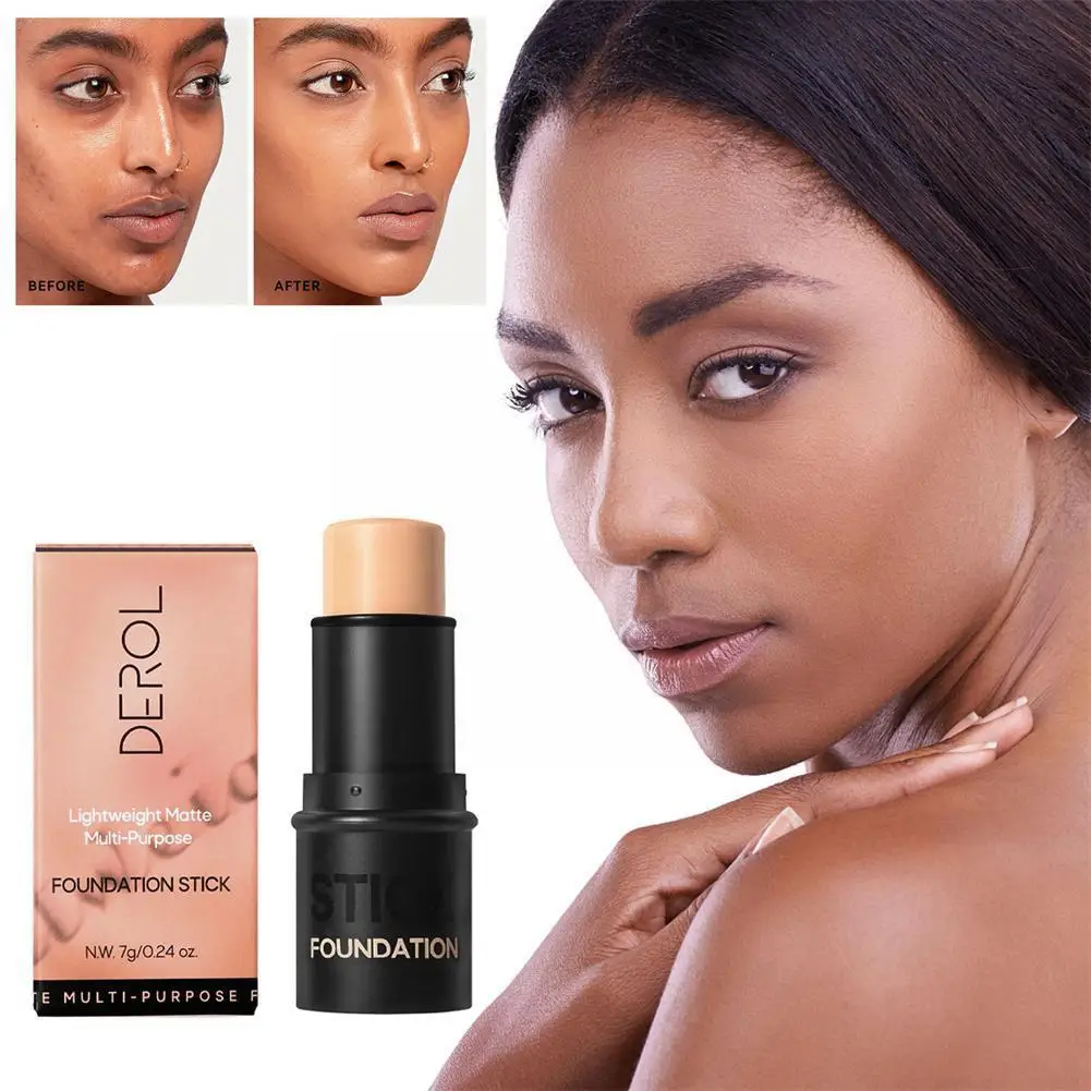 

2023 New Hot Face Foundation Concealer Pen Full Cover Contour Circle Dark Cosmetic Stick Blemish Eye Hide Corrector Face Ma E0G1
