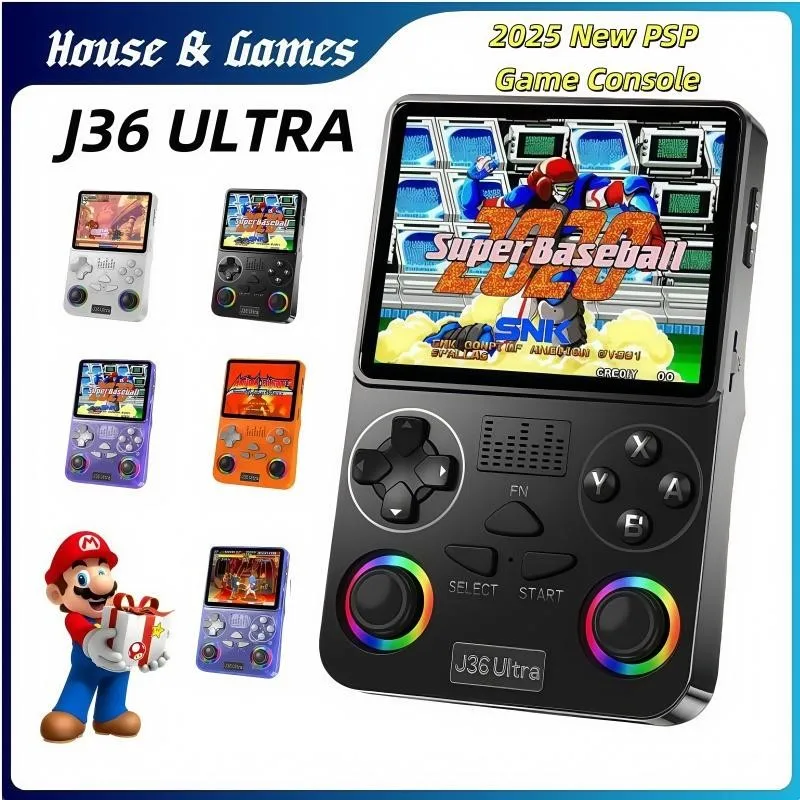 Фото J36 Ultra Global Battle psp Game Android Портативная игровая консоль Портативная ретро аркадная игра Ностальгическая портативная №1