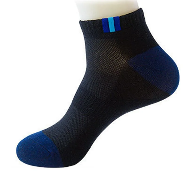 5 Pairs Men's Ankle Socks Invisible Socks Summer Breathable Thin Sport Cotton Socks Silicone Antiskid Boat Socks Low-Cut Socks