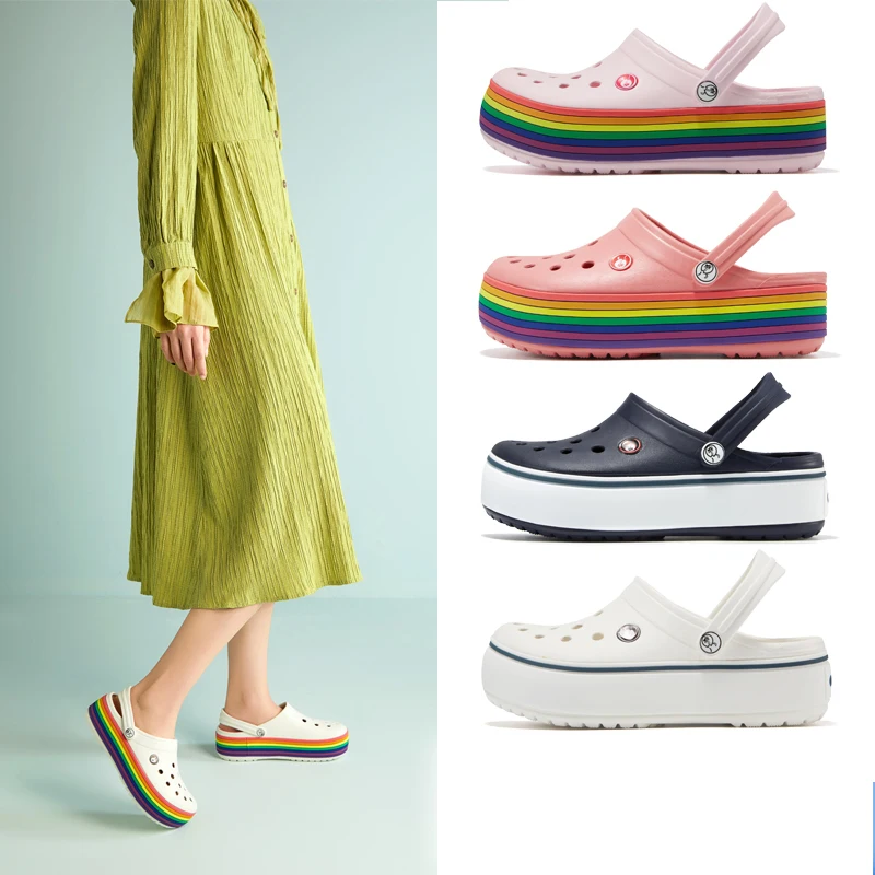 hot sale brand classic clogs women sandals casual shoes eva lightweight sandals unisex colorful shoes for summer beach zapatos free global shipping