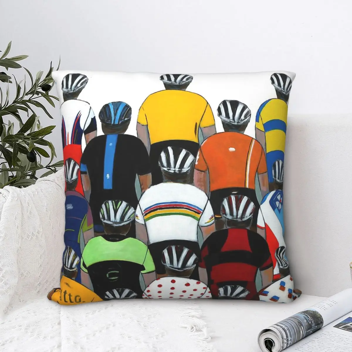 

Maillots Throw Pillow Case Cushion Home Sofa Chair Print Decorative Hug Pillowcase
