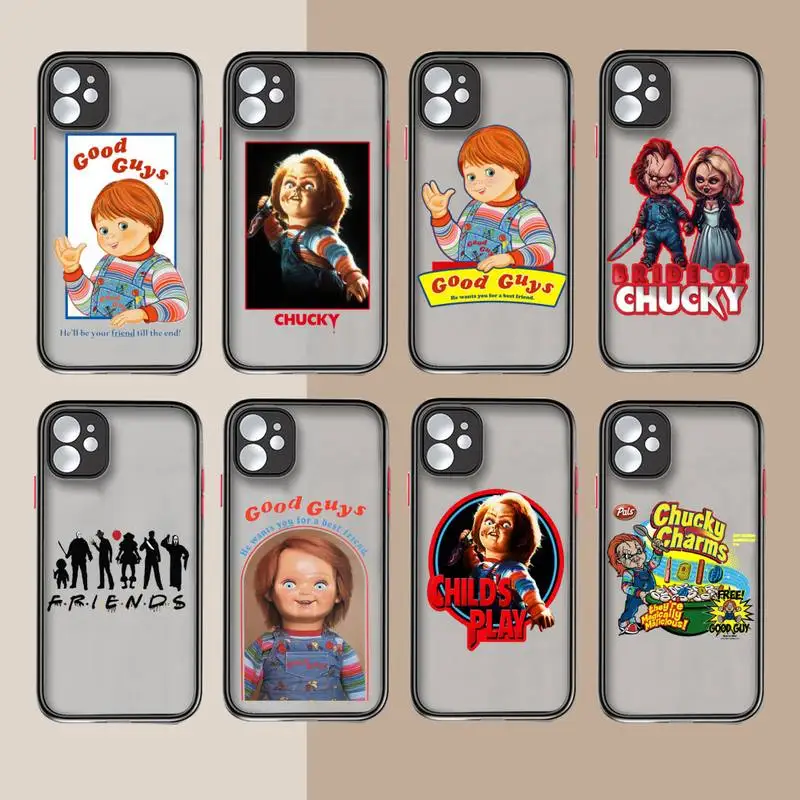 

Chucky Good Guys Clown Phone Case matte transparent For iphone 14 11 12 13 plus mini x xs xr pro max cover