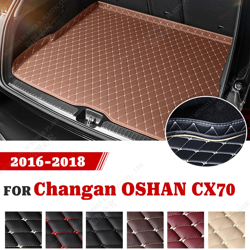 

Car Trunk Mat For Auchan OSHAN CX70 2016 2017 2018 Custom Car Accessories Auto Interior Decoration