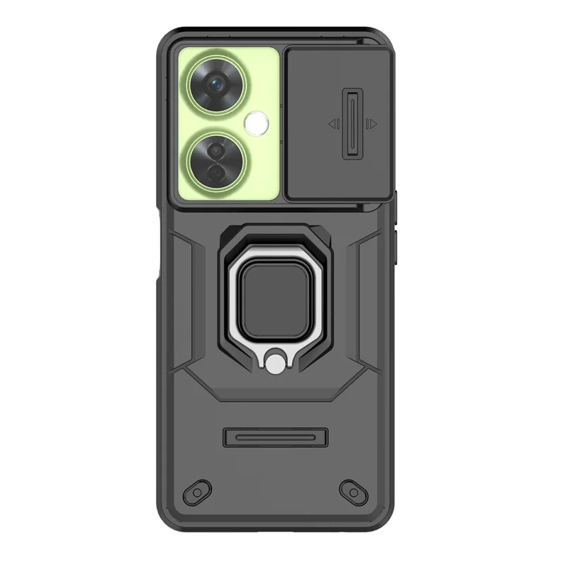 Для Oneplus Nord CE 3 Lite чехол противоударный бронированный бампер металлическое кольцо