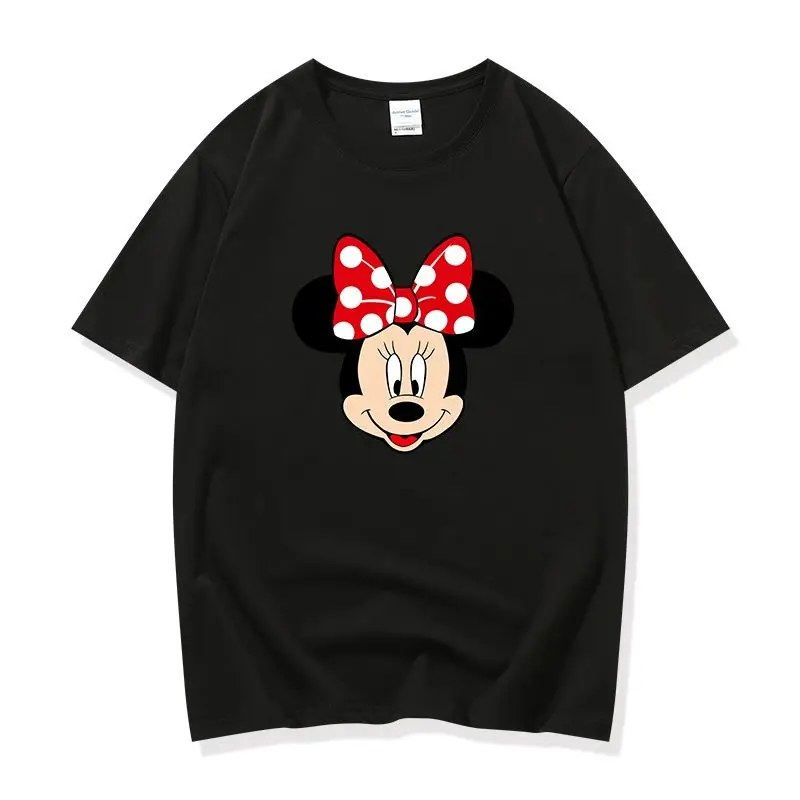 

Short Sleeve Cotton Same Disney Mickey Co Branded Short Sleeve T-shirt for Women Spring / Summer 2022 New Loose Casual T-shirt