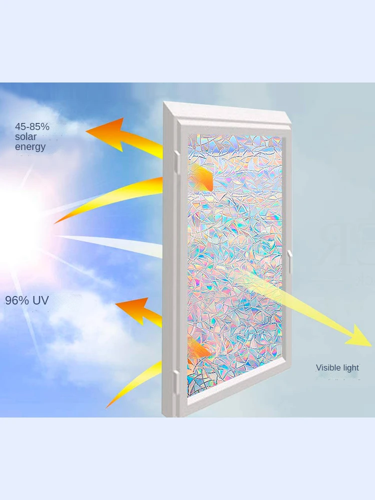 Наклейка для окон с радужным эффектом наклейка на окно в виде Ловца солнечных