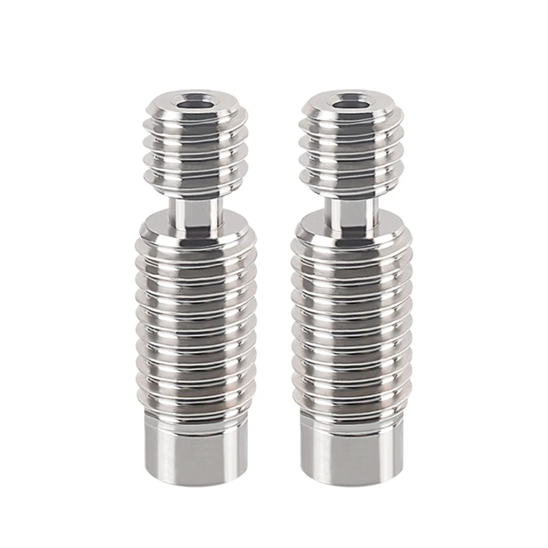 

High Quality for TITANIUM Alloy Heat Break for E3D Hotend Heater Block 1.75mm Filament Smooth 2Pcs