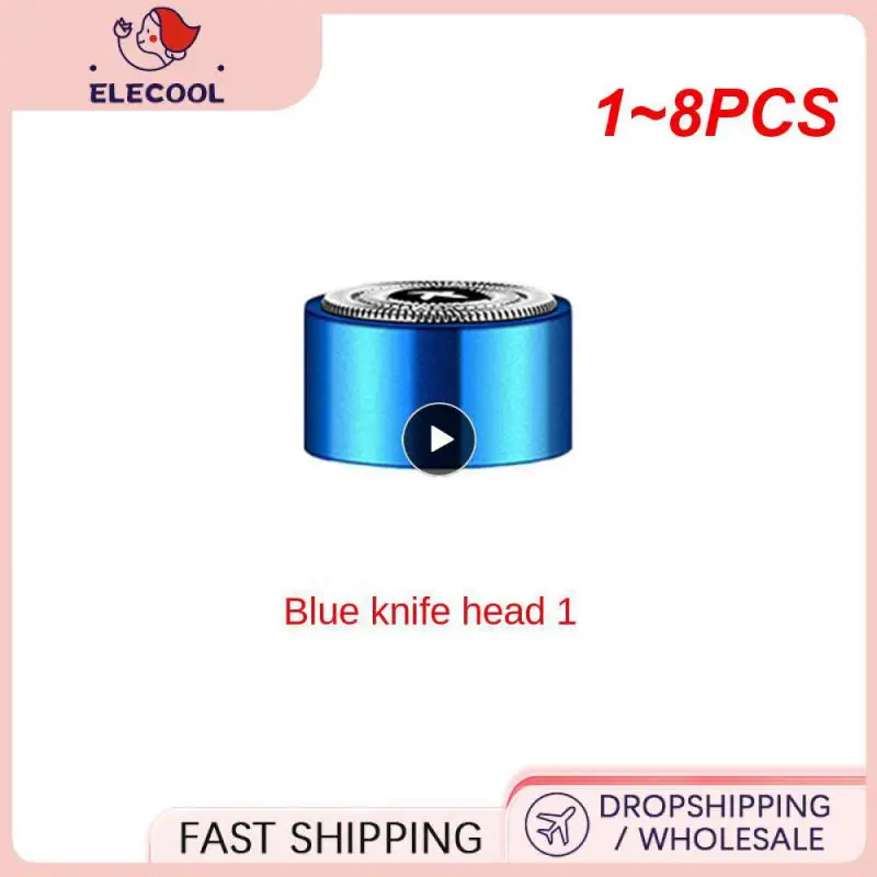 

1~8PCS Mini Electric Shaver For Men Automatic Razor Trimmers USB Car Rechargeable Razors Portable Beard Shaver Travel Shaving