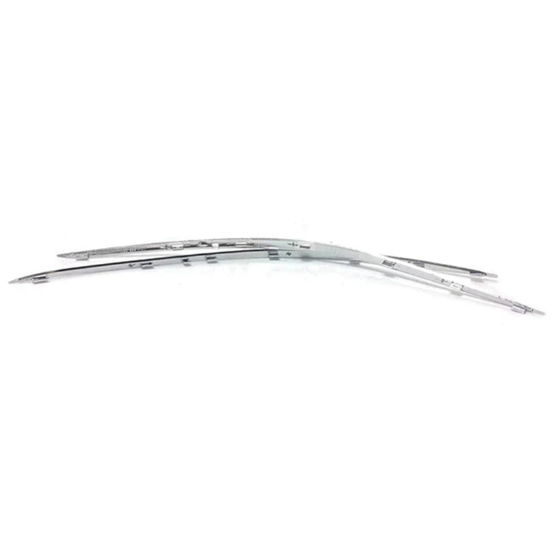 

2 пары, хромированные полосы для переднего бампера Mercedes W211 E320 E350 E550 E63 AMG 2118852321 2118852421
