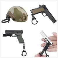 outdoor tactical keychain mini g17 1911 m92 14 model multi color
