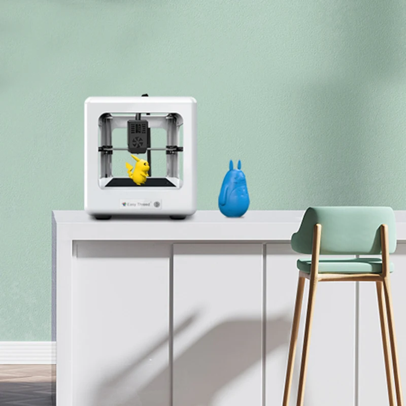 EasyThreed 3D-принтер Мини Для детей Образовательный Персональный Портативный Подарок Игрушка FDM PLA TPU 1,75 мм филамент включен.