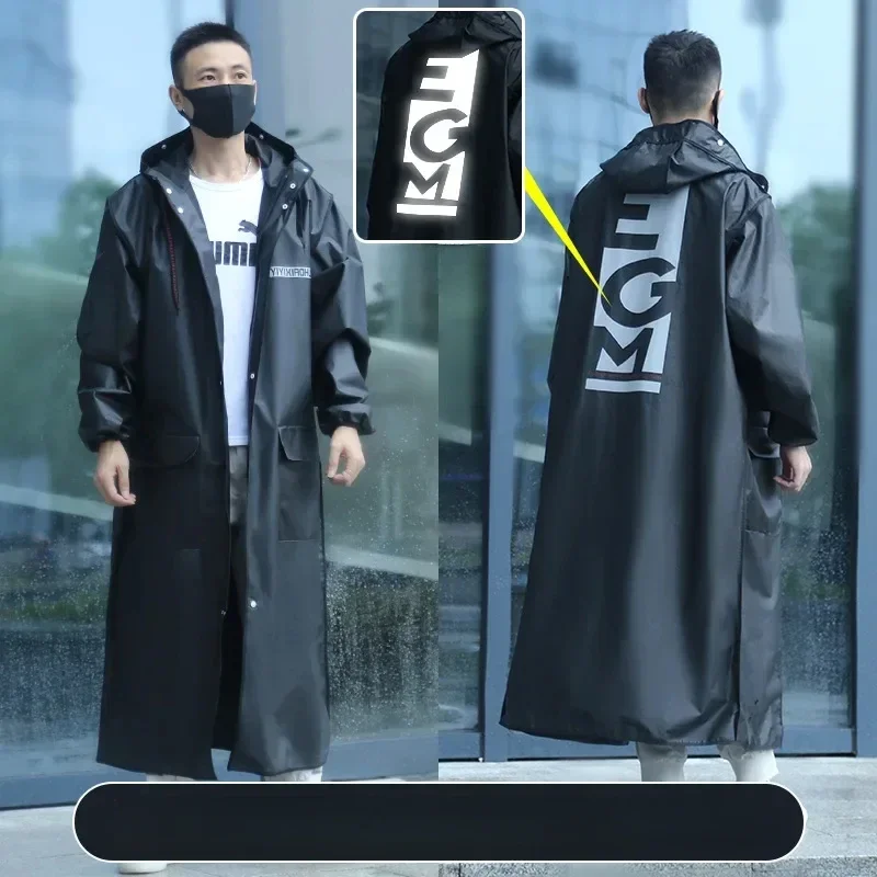 2024 износостойкий дождевик полноразмерный с защитой от дождя для одного человека