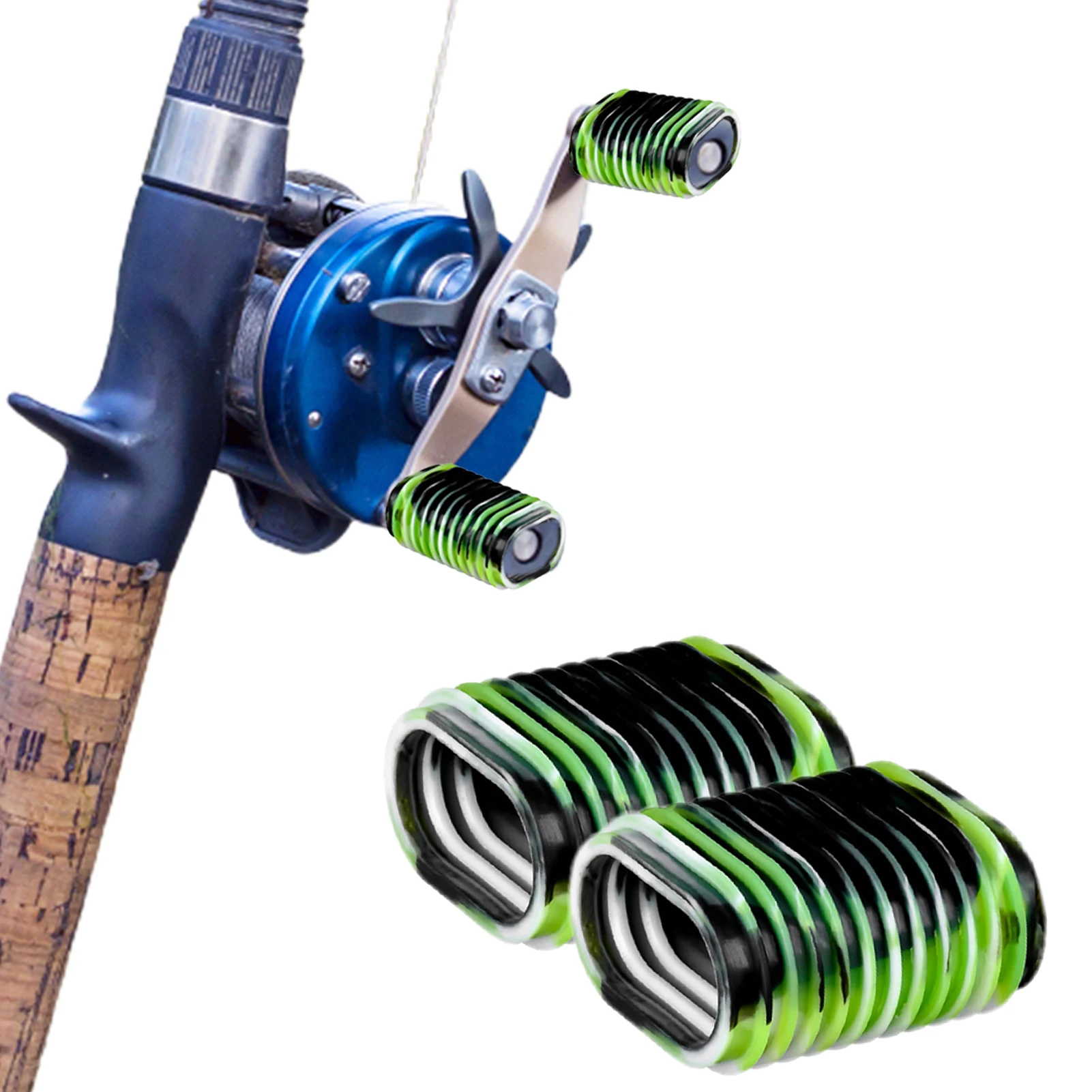 

Fishing Reel Handle Cove Fishing Reel Grip Cover Reduce Fatigue Fit Most Brands And Styles Of Fishing Spinning Baitcasting Or