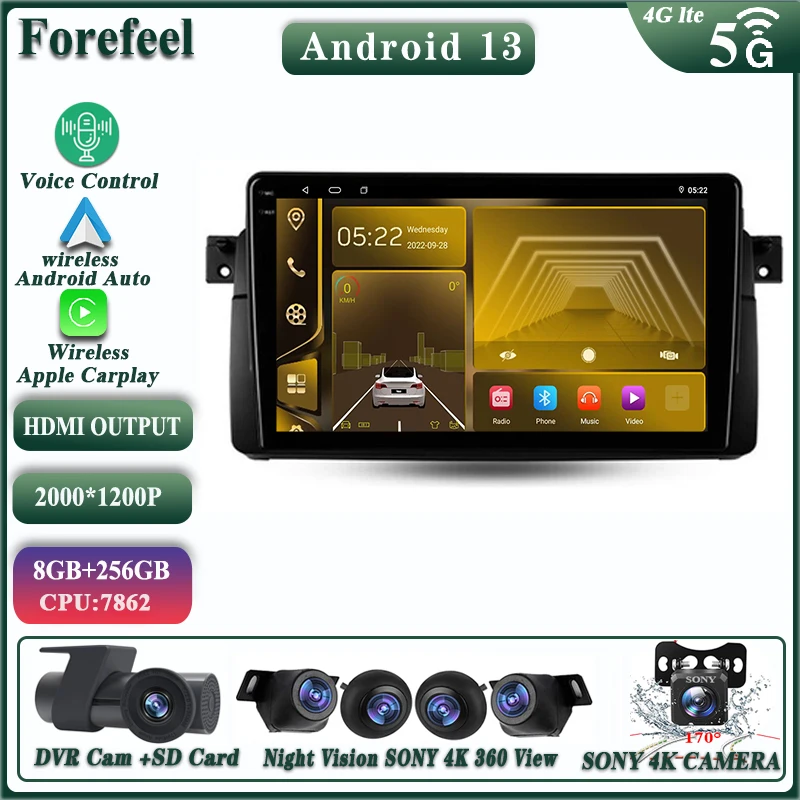 Gps Navigation Radio Screen Dash Cam Stereo Multimedia Dvd No 2din Carplay Autoradio