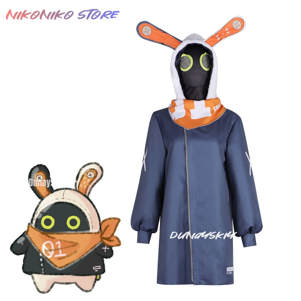 Фото Игра Zenless Zone Zero Bangboo Eous Косплей Костюм Толстовка с капюшоном The Bangboo Маска Пальто Eous Greatcoat Fan Eous Outfit ZZZ №2