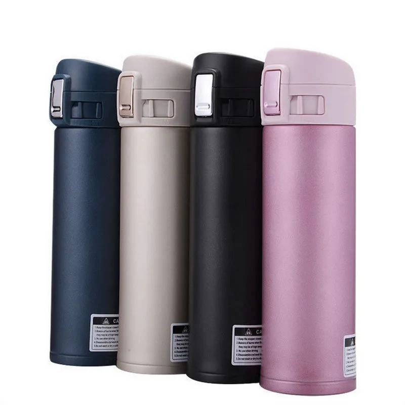 

Fashion 500ml Stainless Steel Insulated Cup Coffee Tea Thermos Mug Thermal Water Bottle Thermocup Travel Drink Bottle Tumbler