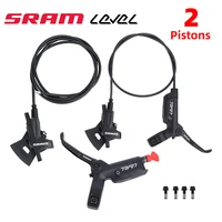 sram level mtb bicycle aluminum hydraulic disc brake dual piston left front 800mm right rear 1500mm1550mm hydraulic brake kit
