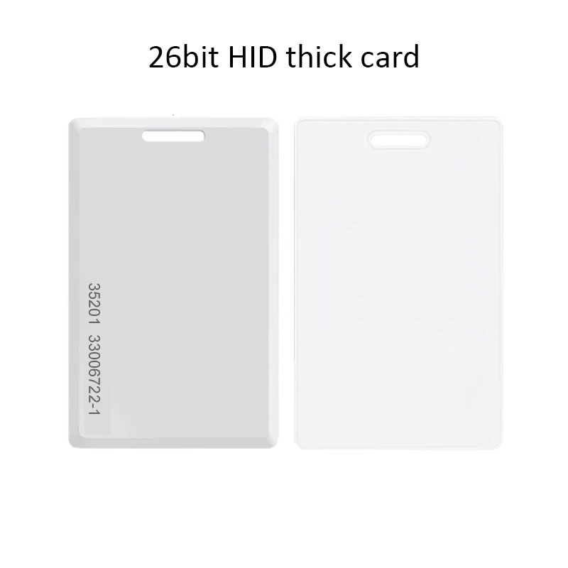

26/37 бит 125 кГц H-ID-карта ПВХ бесконтактная карта RFID перезаписываемая близость тонкая записываемая перезаписываемая RFID-карта контроля доступа