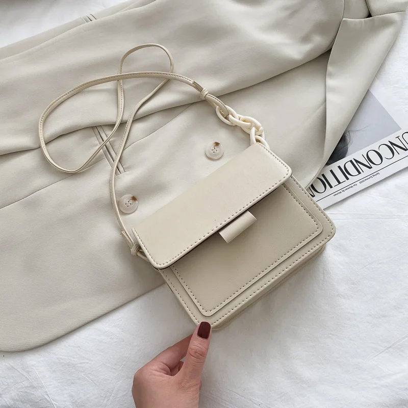 2020 new fashion ins versatile chain belt small square bag Vintage Single Shoulder Messenger Bag crossbody bags for women