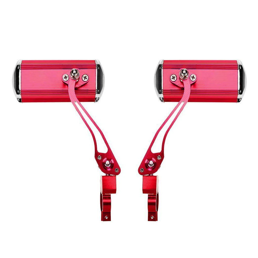 

Регулируемые зеркала заднего вида на руль велосипеда, 1 пара, алюминиевый сплав, вращение на 360 °, аксессуары для велоспорта на открытом возд...