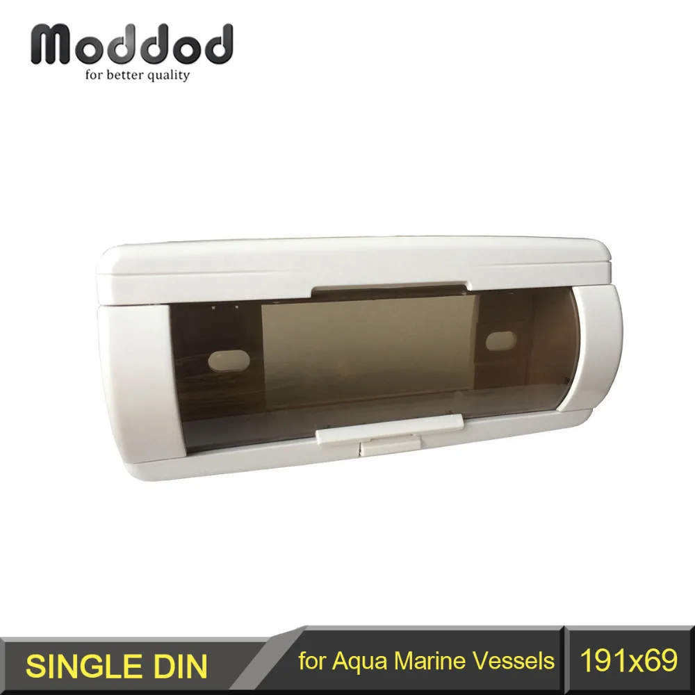 Фото Радиоприемник для морских сосудов Aqua Marine, 1 Din, стереорамка для лица с автоматической крышкой, водонепроницаемый карман для двери CD №1
