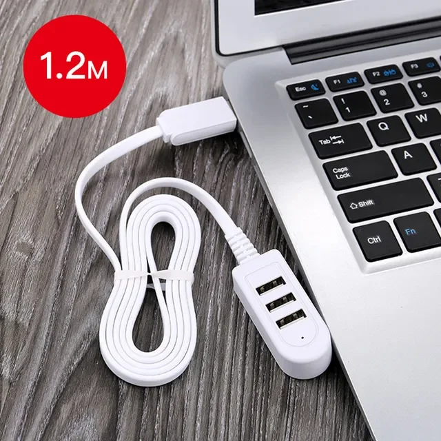 

USB Hub 2.0 MultiUSB Splitter Adapter Cable 1.2m 0.3m Mini Hub For PC Laptop USB Hab Extender Cable Computer Accessories