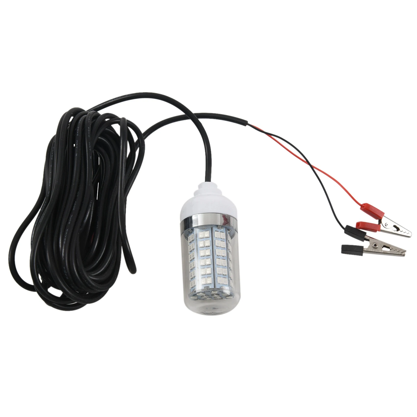 Фото Подводный светодиодный фонарь AC23-2X 12V зеленого цвета для ночной рыбалки, для ловли краппи, шада, кальмаров, для лодок №1