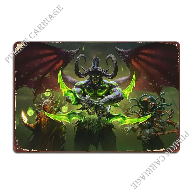 

Металлические знаки Illidan, украшение бара, гаража, кинотеатр, оловянный плакат