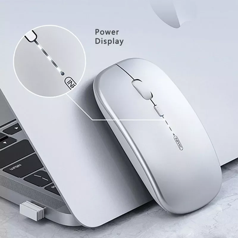 

Mouse Rechargeable Silent Power Display Adjustable DPI Smart Stay Ergonomic Computer Mause For Laptop PC Macbook Office