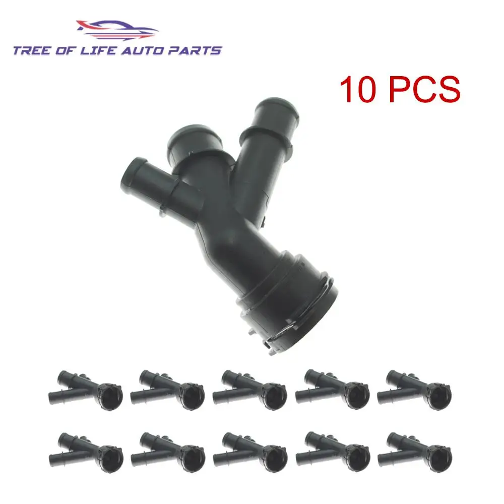 

1/2/5/10 новое соединение водяной трубы охлаждающей жидкости двигателя для VW Volkswagen Golf VII Arteon Passat 2013-2017 5Q0122291BF 5Q0122291CT