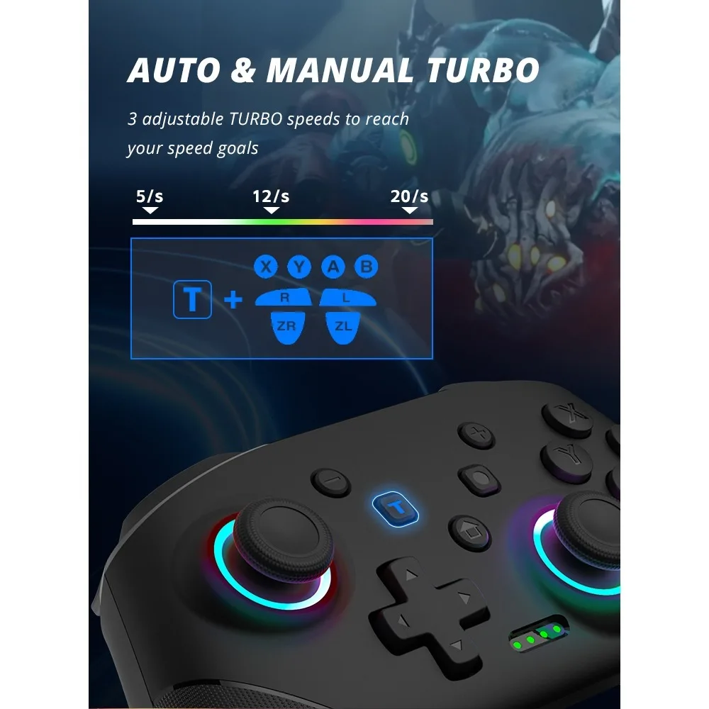 Беспроводной контроллер IGRARK для Nintendo Switch OLED/Lite Console Pro