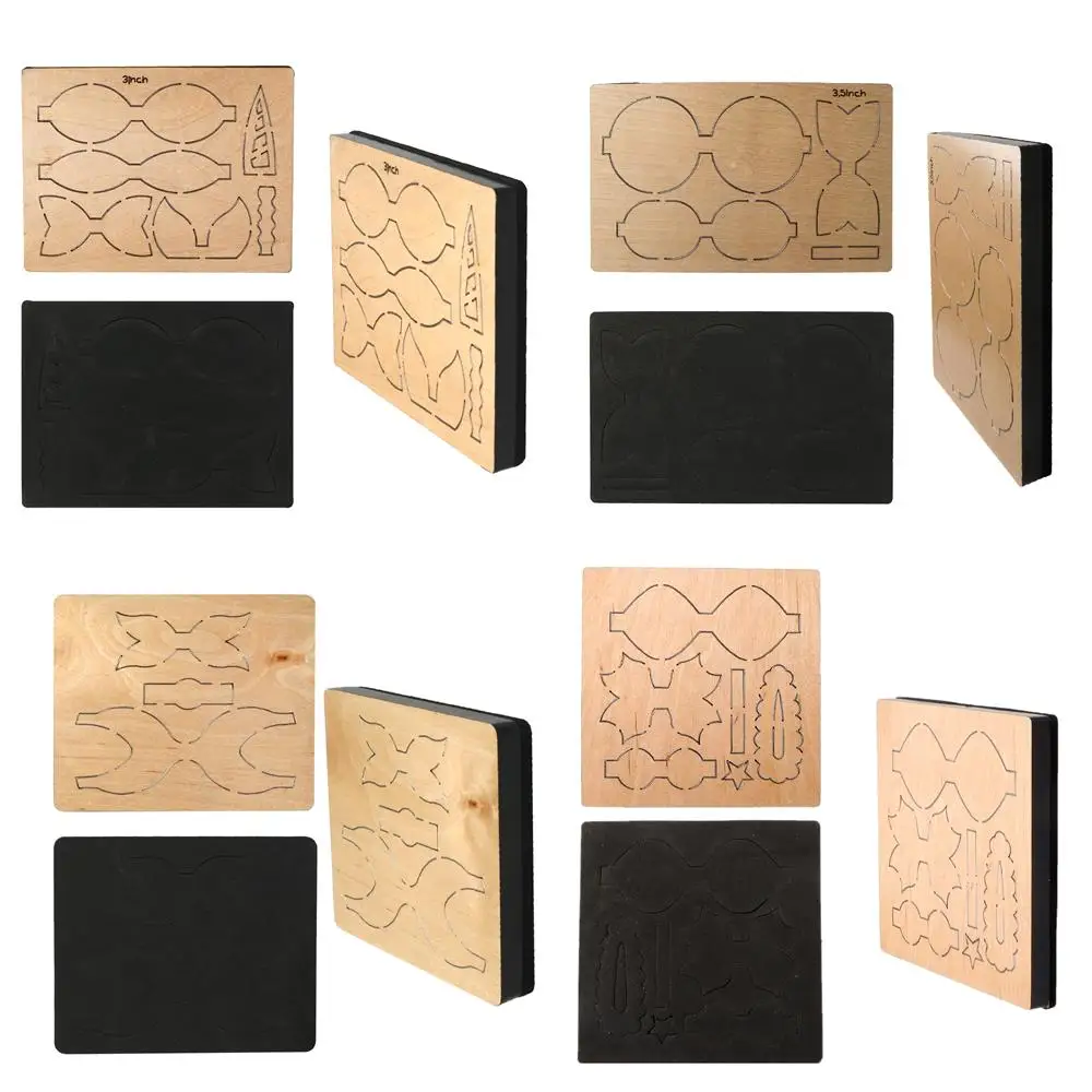 

1Pcs Hair Bow Cutting Dies Diy Handmade Craft Wooden Cutting Dies Scrapbooking Art Decoration Craft Knife Mold