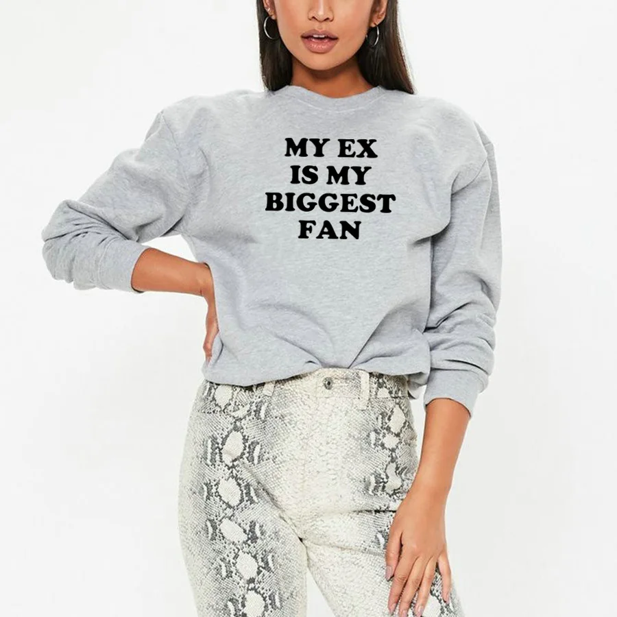 Женская толстовка с принтом My Ex-мой