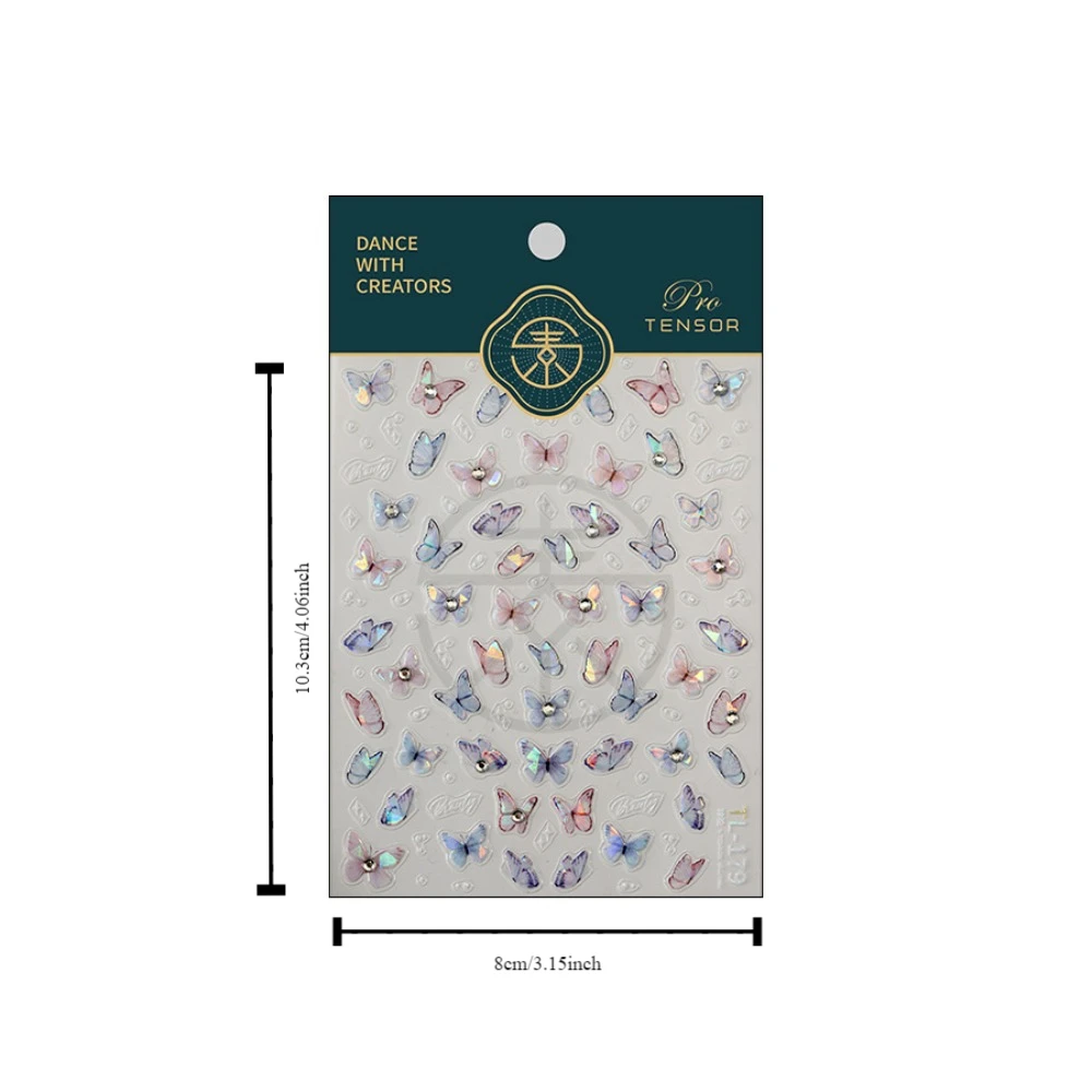 Наклейки для ногтей с цветком тюльпана лилии цветы листья цветочные украшения