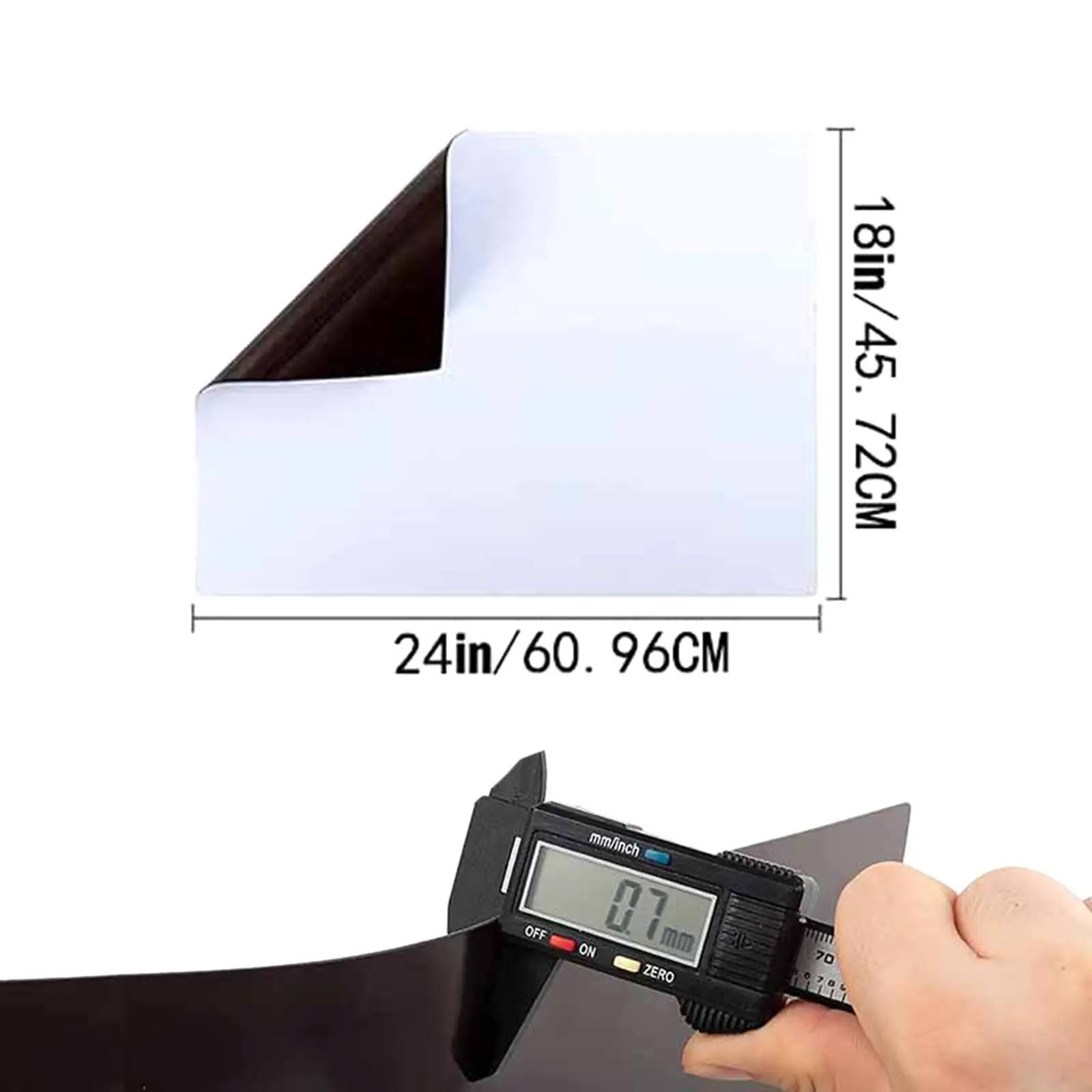 2 шт. пустые магниты толщина 30 мил гибкий пустой автомобильный магнит набор