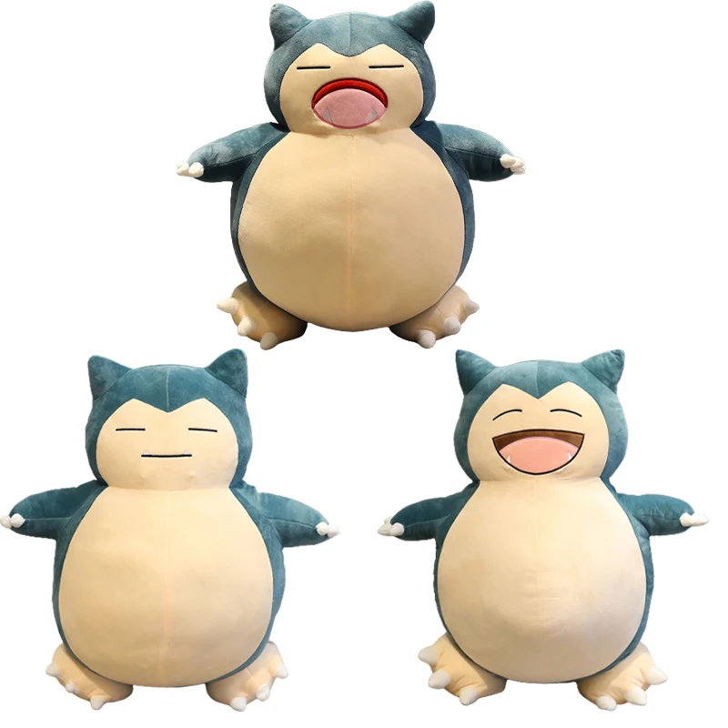 

Плюшевый снорлакс, игрушка карманные монстры, хлопковая набивная Аниме Кукла, плюшевая игрушка, милая плюшевая игрушка-мешок, кавайный плюш...