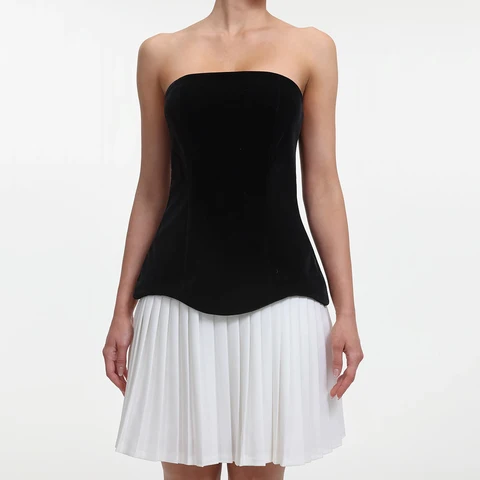 BJTZ Шелковое платье свободного кроя весна/лето