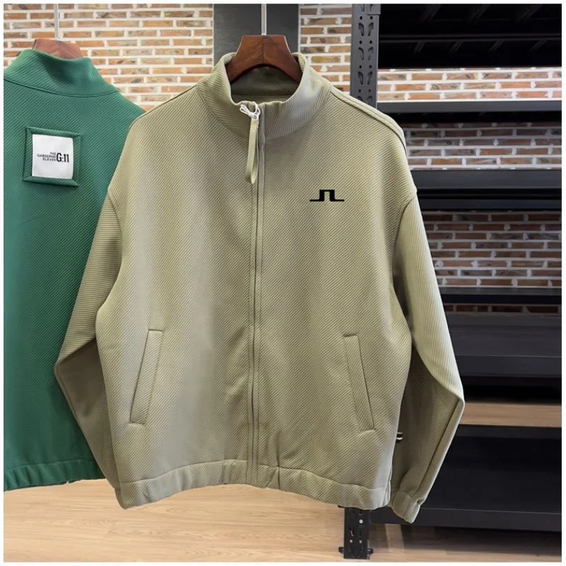 

Men Golf Clothing 2022 J.LINDEBERG Golf Jackets Golf Wear Men Sport Fashion Casual Coats Bomber Jacket Windbreak Malbon Golf