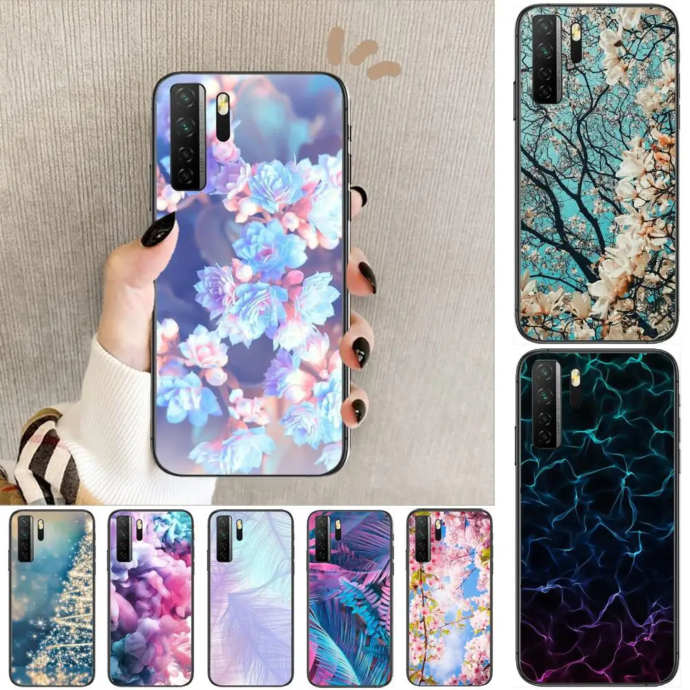 

HD-newest floral arrangement Black Soft Cover The Pooh For Huawei Nova 8 7 6 SE 5T 7i 5i 5Z 5 4 4E 3 3i 3E 2i Pro Phone Case cas