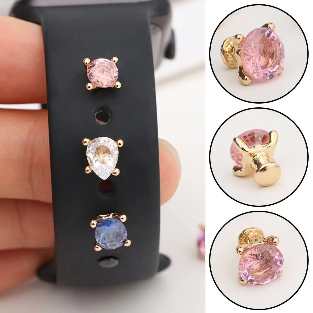 

Creative Diamond Bracelet Nails Wristbelt Charms Watch Band Ornament Strap Accessories Decorative Ring
