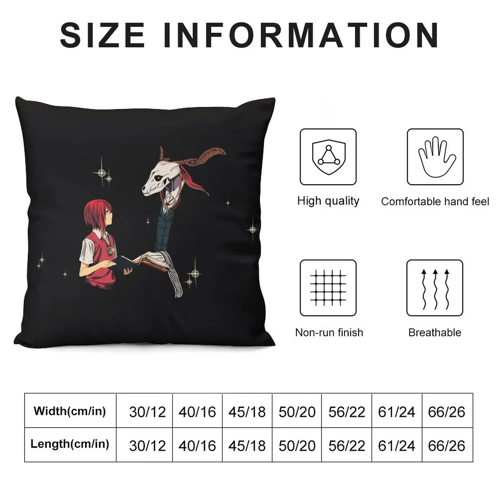 Древний волшебная невеста Элиас Эинсворт Чисе Хатори Декоративная подушка