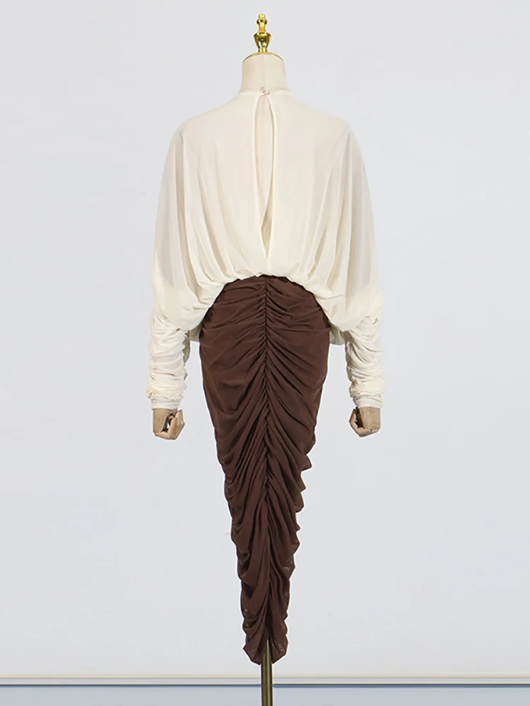 Платье House of Beauty сексуальное миди полиэстер