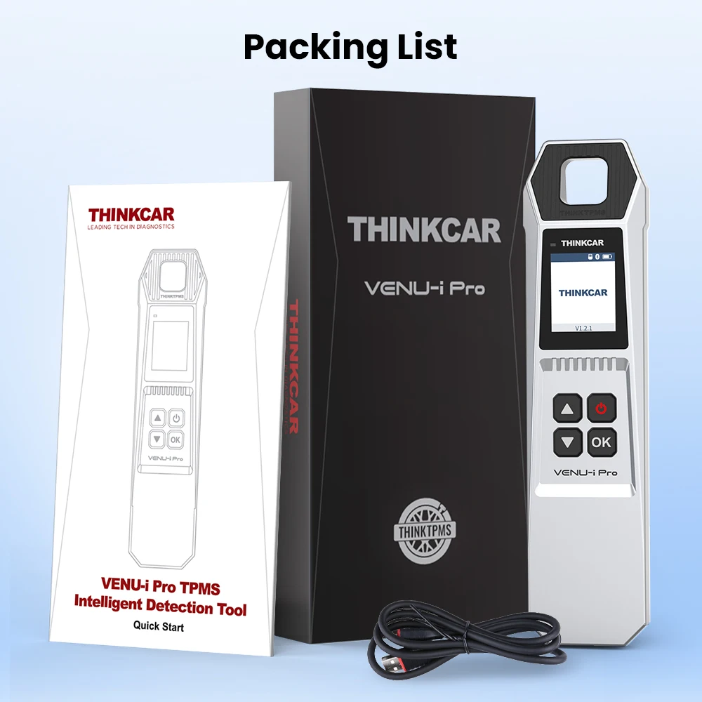 

THINKCAR VENU iPro TPMS 315 МГц 433 МГц инструмент для диагностики давления в автомобильных шинах универсальный датчик активации программирование обучение