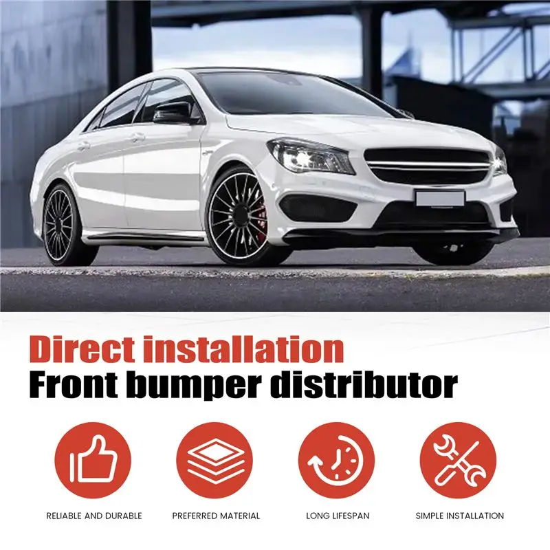 Фото Спойлер-сплиттер переднего бампера A30P для Mercedes W117 C117 CLA Class CLA45 CLA200 CLA220 CLA250 CLA260 AMG 2013-2015 №2