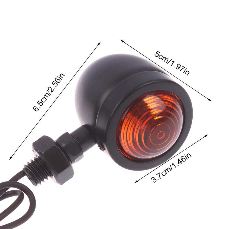 Мотоциклетные поворотники в стиле ретро универсальные 12 В 2 шт.